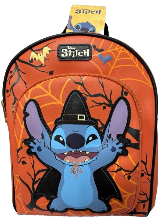 Disney Handbags - Disney Lilo & Stitch Halloween Mini Backpack Cute Spooky Trick or Treat Bag NEW
